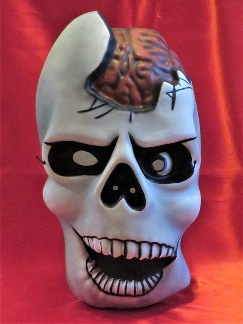 Te koop aangeboden: Masker doodskop wit, , Ophalen of Verzenden, Nieuw, Feestartikel, Halloween of Griezel
