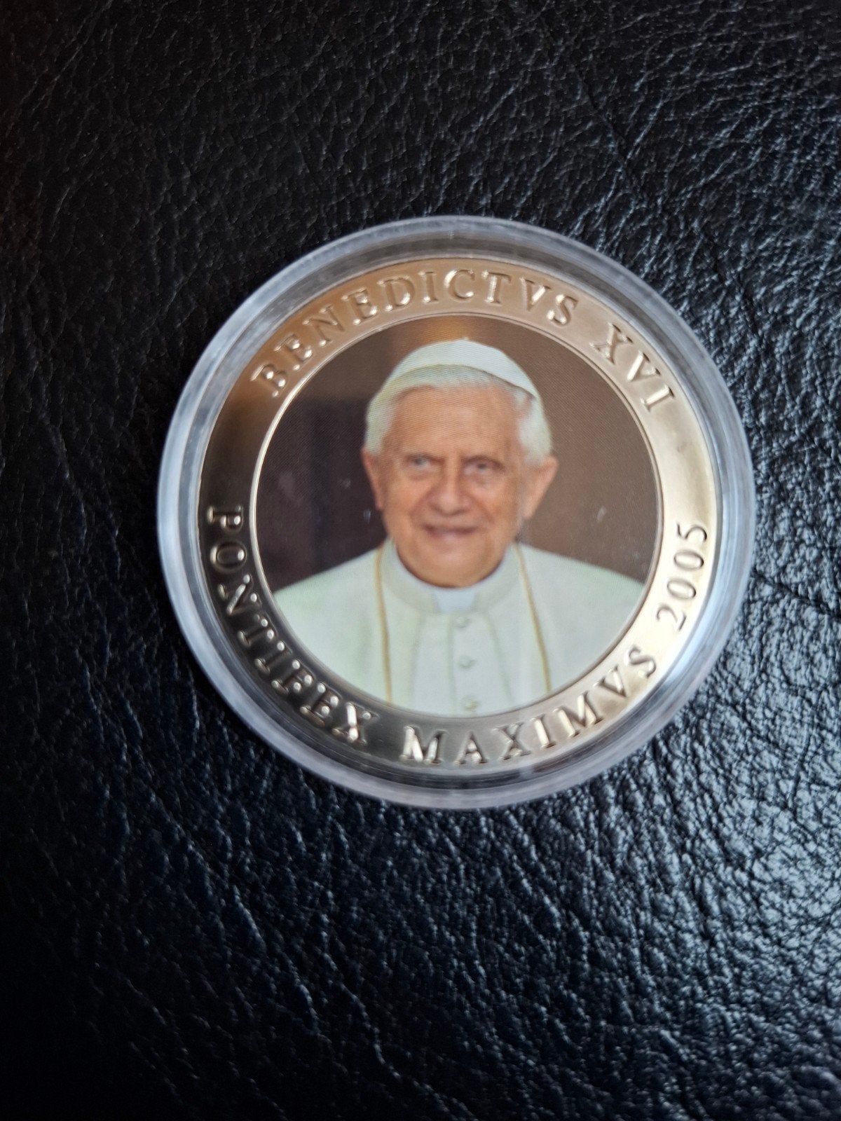 Paus Benedictus XVI 2005 Vaticaanstad, Ophalen of Verzenden, Italië, Losse munt, Zilver