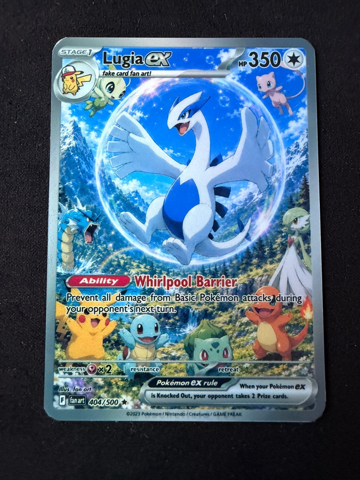 Lugia geinspireerd custom fan art, Ophalen of Verzenden, Zo goed als nieuw