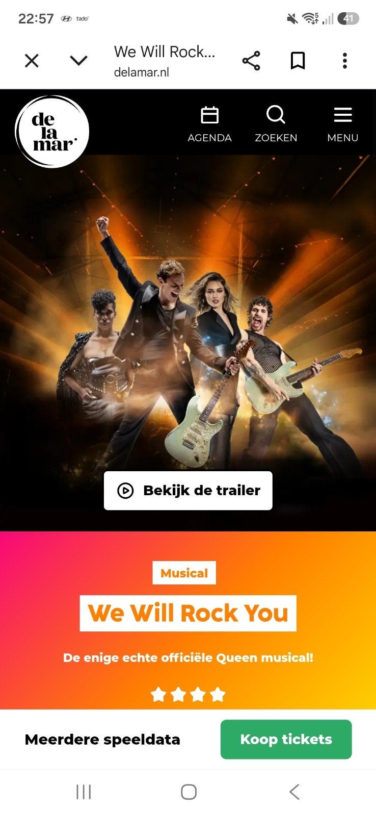 we will rock you, Tickets en Kaartjes, Theater | Musical, Twee personen, Augustus