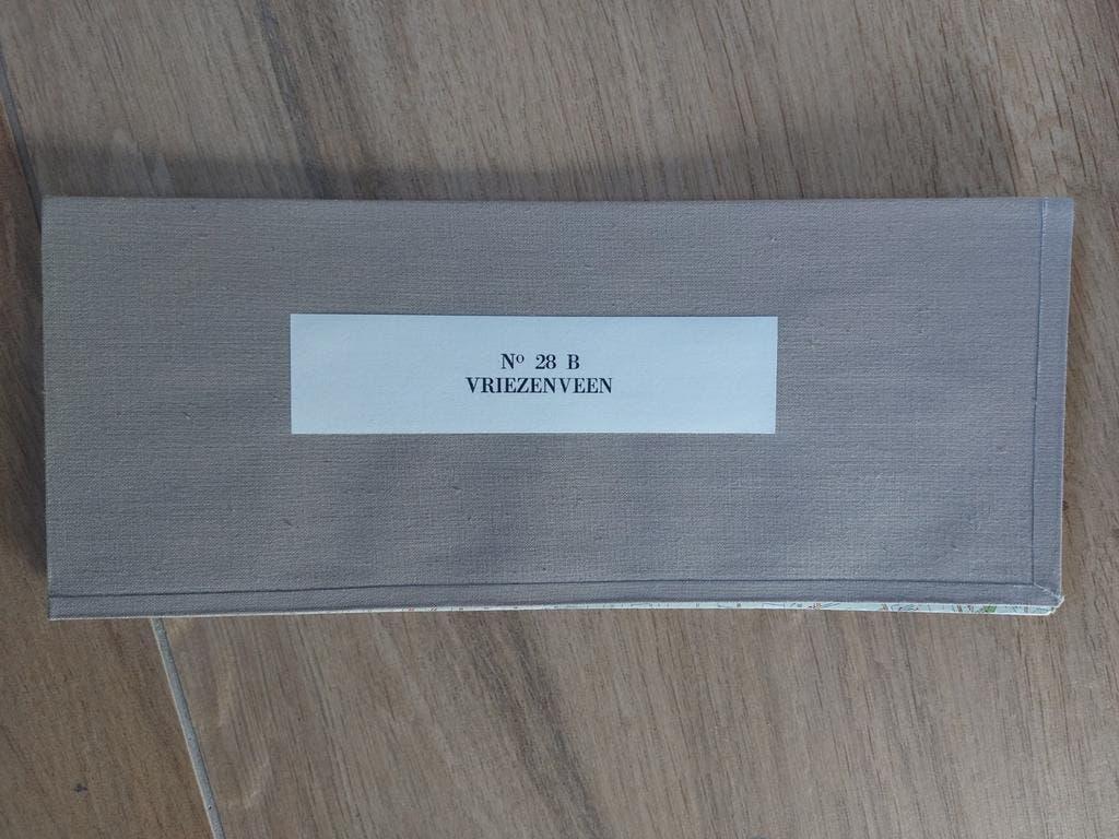 28B Vriezenveen Westerhaar Vroomshoop Stafkaart uit 1965, Topografische Dienst Nederland, Ophalen of Verzenden, 1800 tot 2000