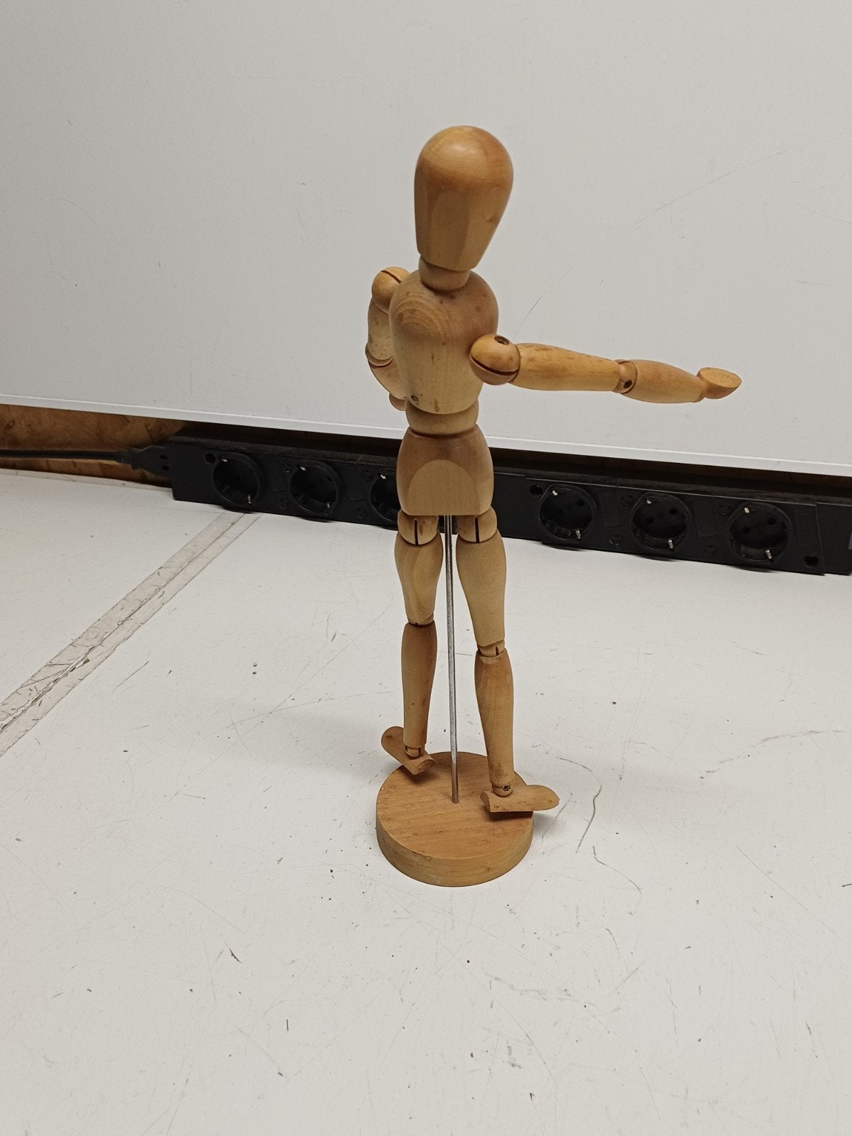 Houten tekenpop (IKEA) 33cm - Goede staat, Ophalen of Verzenden, Zo goed als nieuw, Overige typen