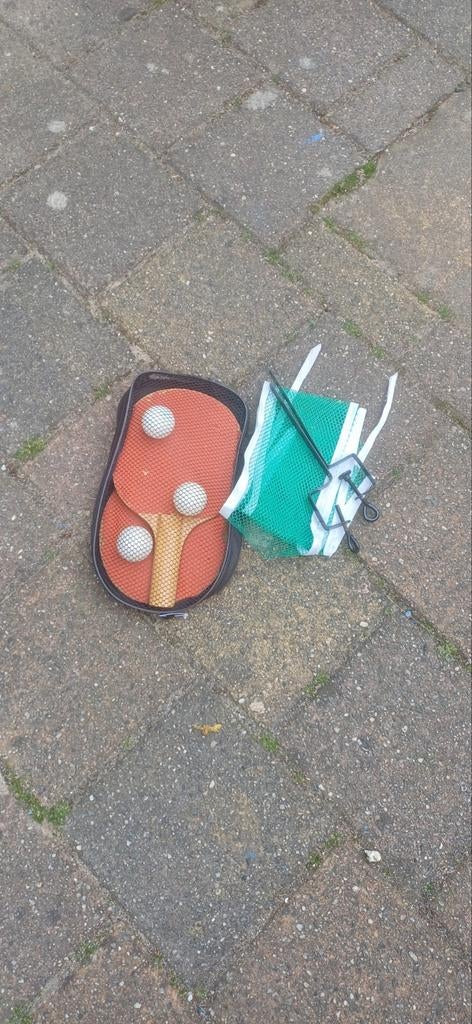 Tafeltennis set, Ophalen