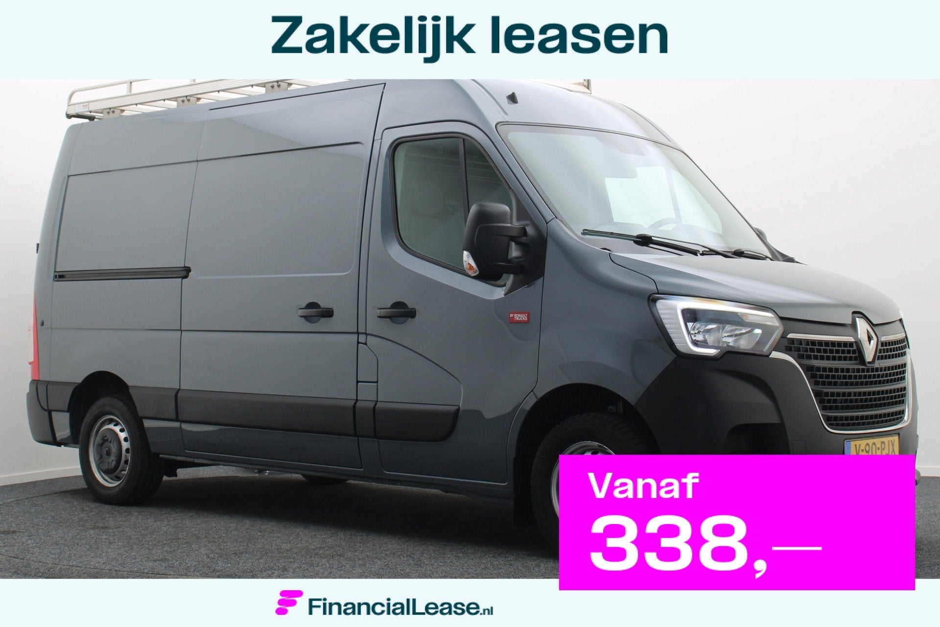Renault Master T35 2.3 dCi 150 L2H2 Energy Comfort Automaat, Stof, Gebruikt, Zwart, 4 cilinders