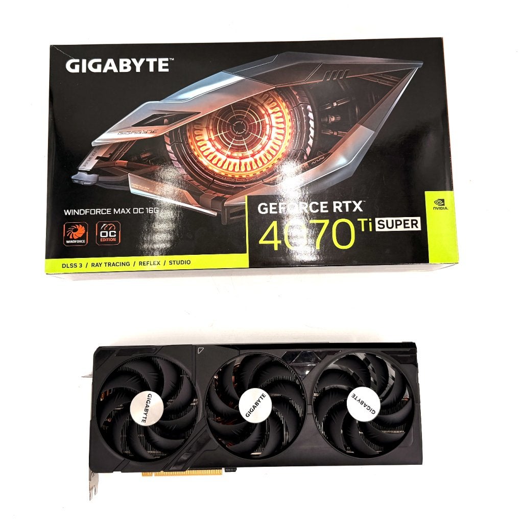 Gigabyte GeForce RTX­­ 4070 Ti SUPER WINDFORCE MAX OC 16G, Computers en Software, Videokaarten, NVIDIA, Gebruikt, Support@nvidia.com