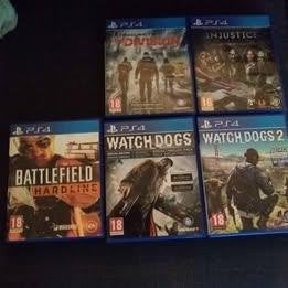 PS4 Games: The Division, Injustice, Battlefield, Watch Dogs, Online, Gebruikt, Vanaf 18 jaar, Shooter