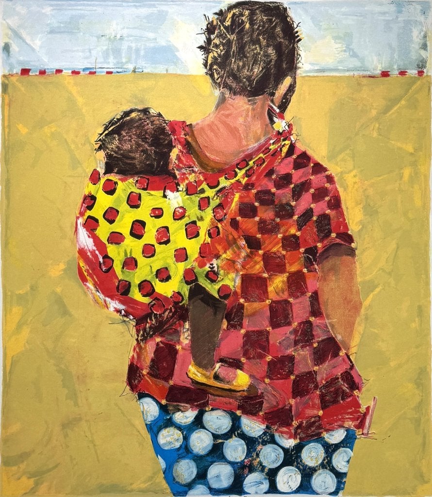 1370. Zeefdruk, Willem van Scheijndel – "Yellow Shoes", 2001