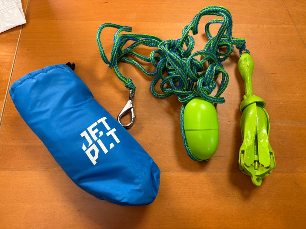 Jet ski waterscooter anker met boei inklap paraplu jetpilot, Watersport en Boten, Ophalen of Verzenden, Gebruikt, Overige typen