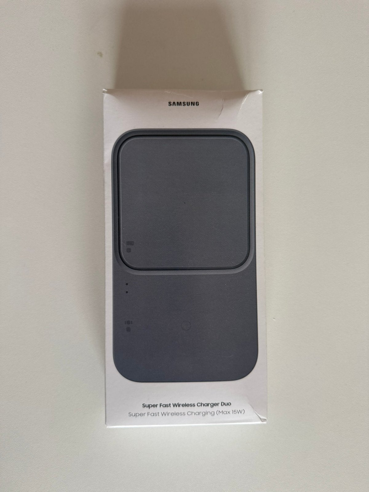 Samsung Super Fast Wireless Charger Duo 15W EP-P5400 + 25W, Ophalen of Verzenden, Zo goed als nieuw, Samsung