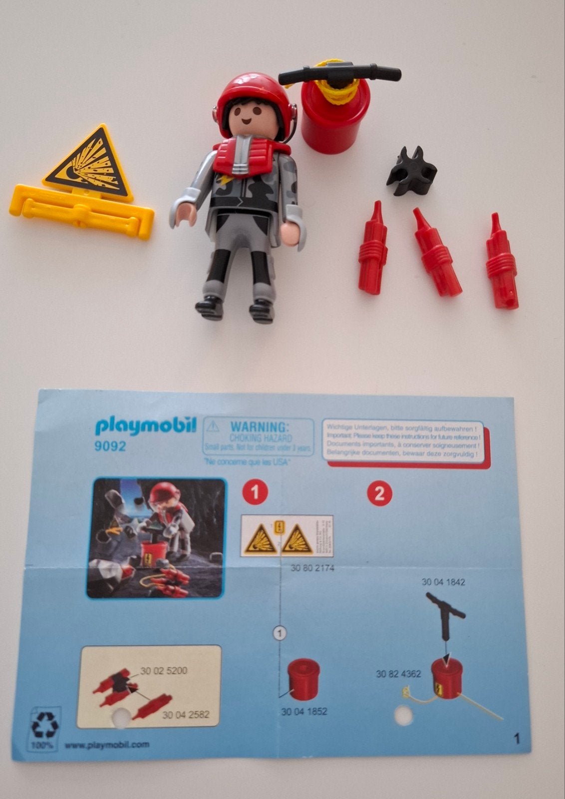 Playmobil Explosieven expert - 9092, Ophalen, Zo goed als nieuw