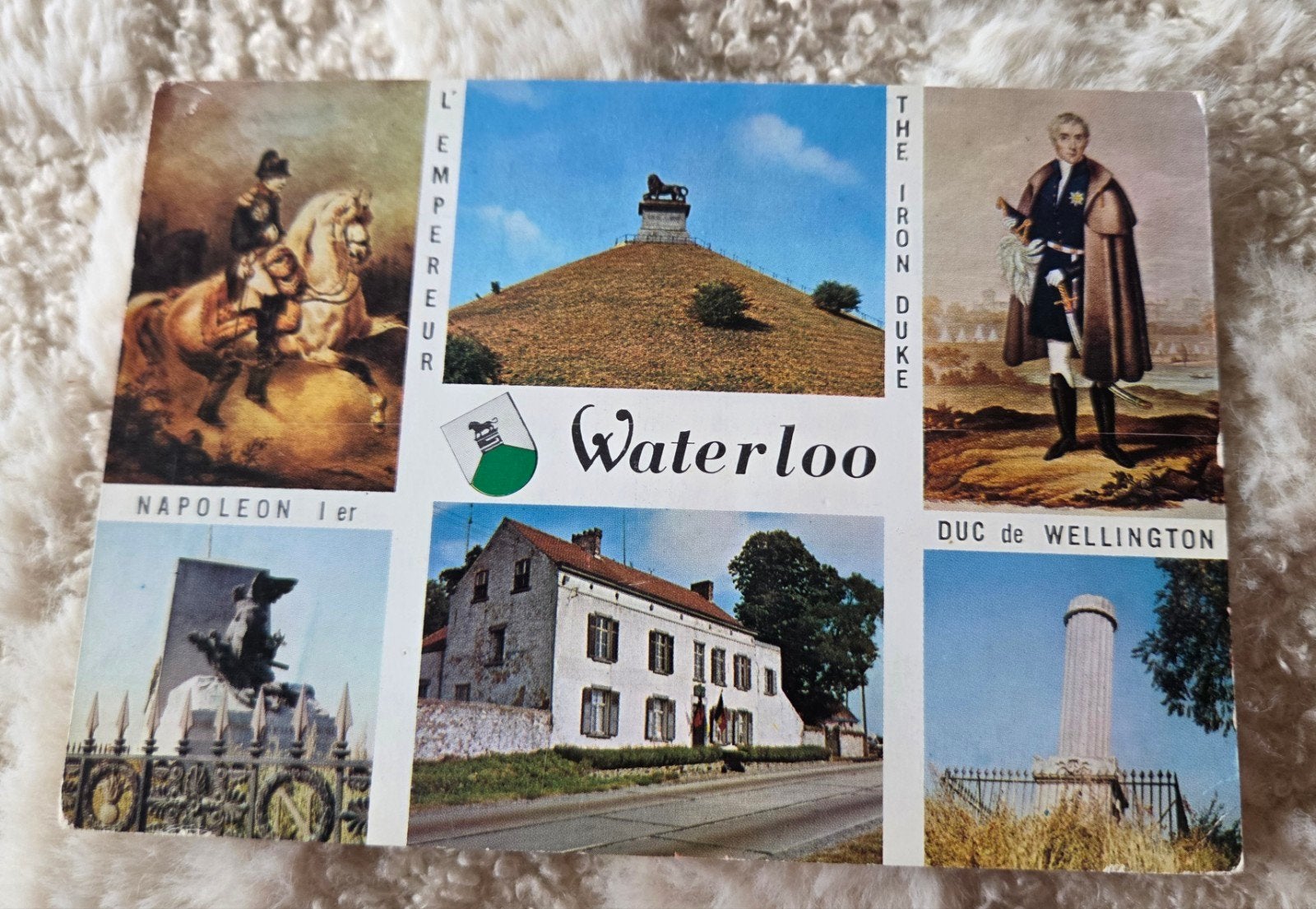 Slag bij Waterloo 1815, Verzamelen, Ansichtkaarten | België, Gelopen, Waals-Brabant, Verzenden
