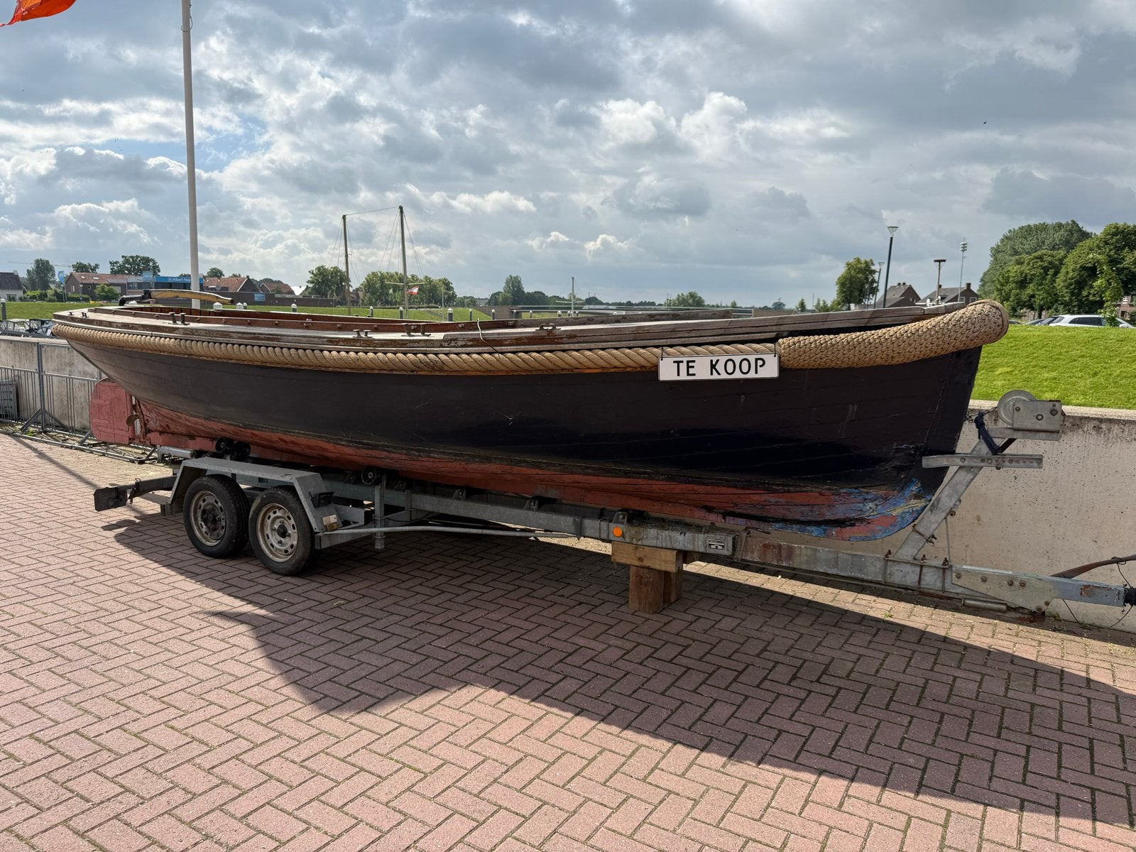 PROJECT prachtige houten klassieke sloep, Ophalen, Binnenboordmotor, Diesel, 55 cm