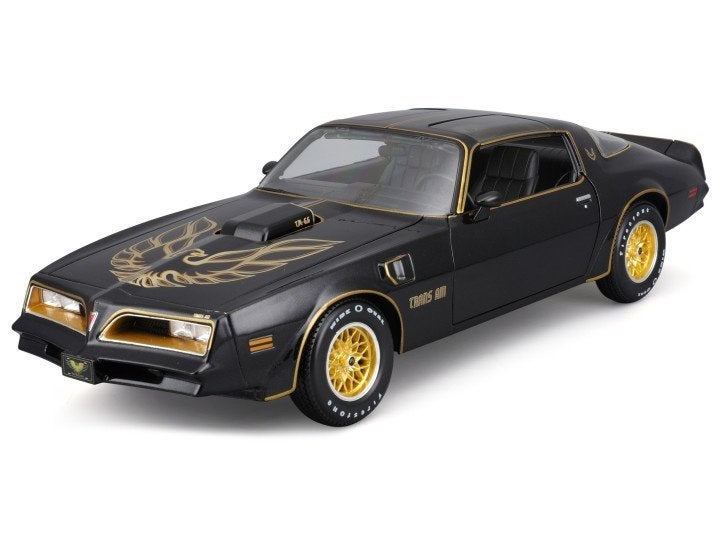 Pontiac Firebird Trans Am 1978 BANDIT Zwart maisto 1:18, Hobby en Vrije tijd, Modelauto's | 1:18, Ophalen, Nieuw, Auto, Maisto