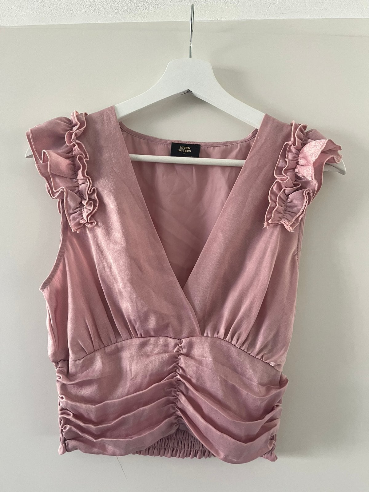 Seven Sisters roze topje dames maat S / 36, Kleding | Dames, Ophalen of Verzenden, Zo goed als nieuw, Korte mouw, Roze