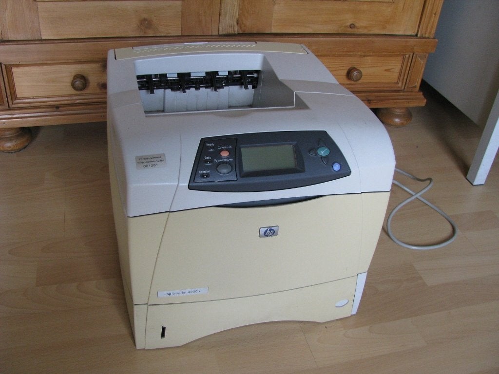 hp laserjet 4200n printer Jetdirect 620n Printserver J7934A, Computers en Software, Printers, Ophalen, Gebruikt, Printer, HP