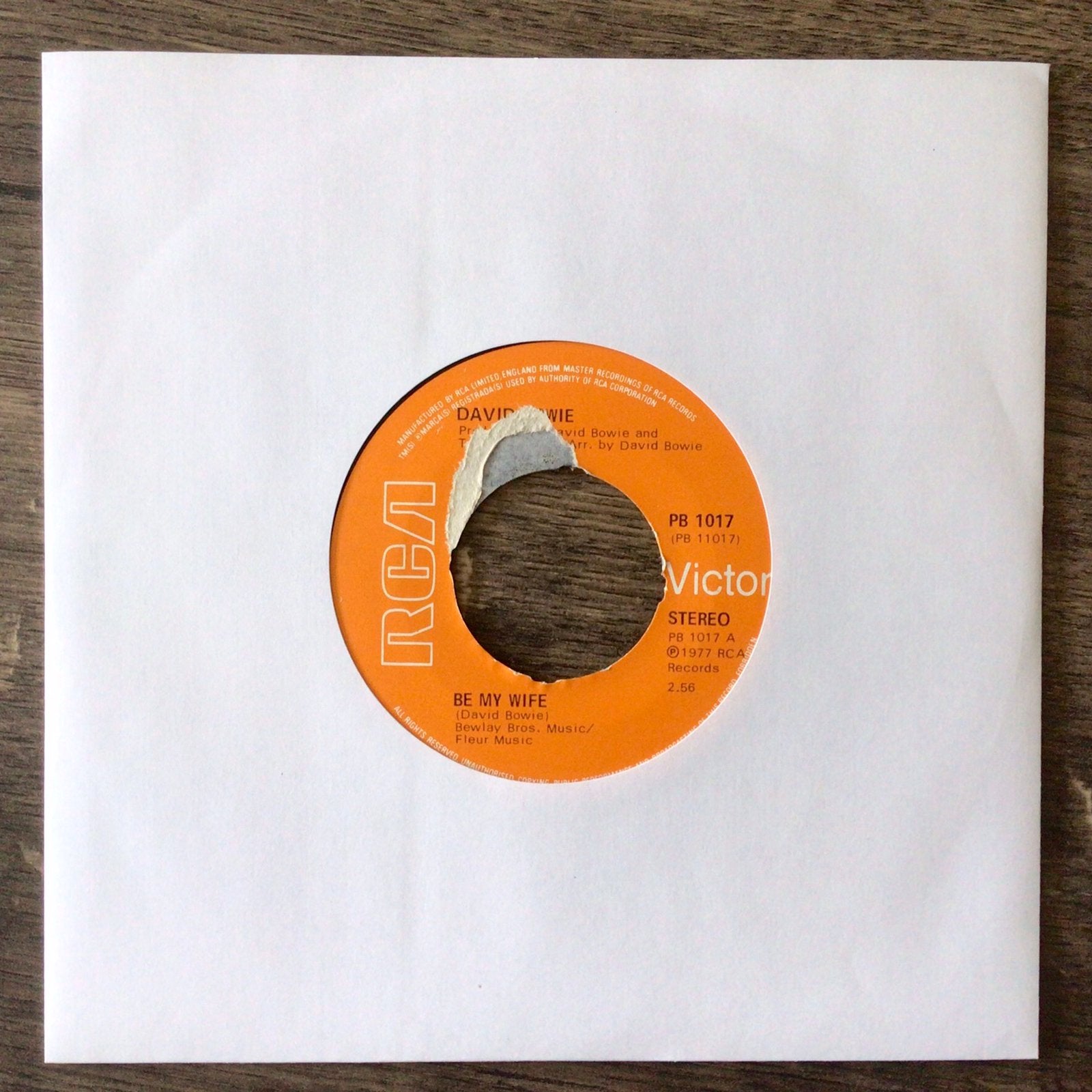 David Bowie - Be my wife, Ophalen of Verzenden, Zo goed als nieuw, Pop