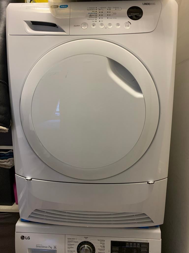 Zanussi Lindo300 8KG XXL wasdroger, Witgoed en Apparatuur, Wasdrogers, Ophalen, 8 tot 10 kg, Zo goed als nieuw, 85 tot 90 cm