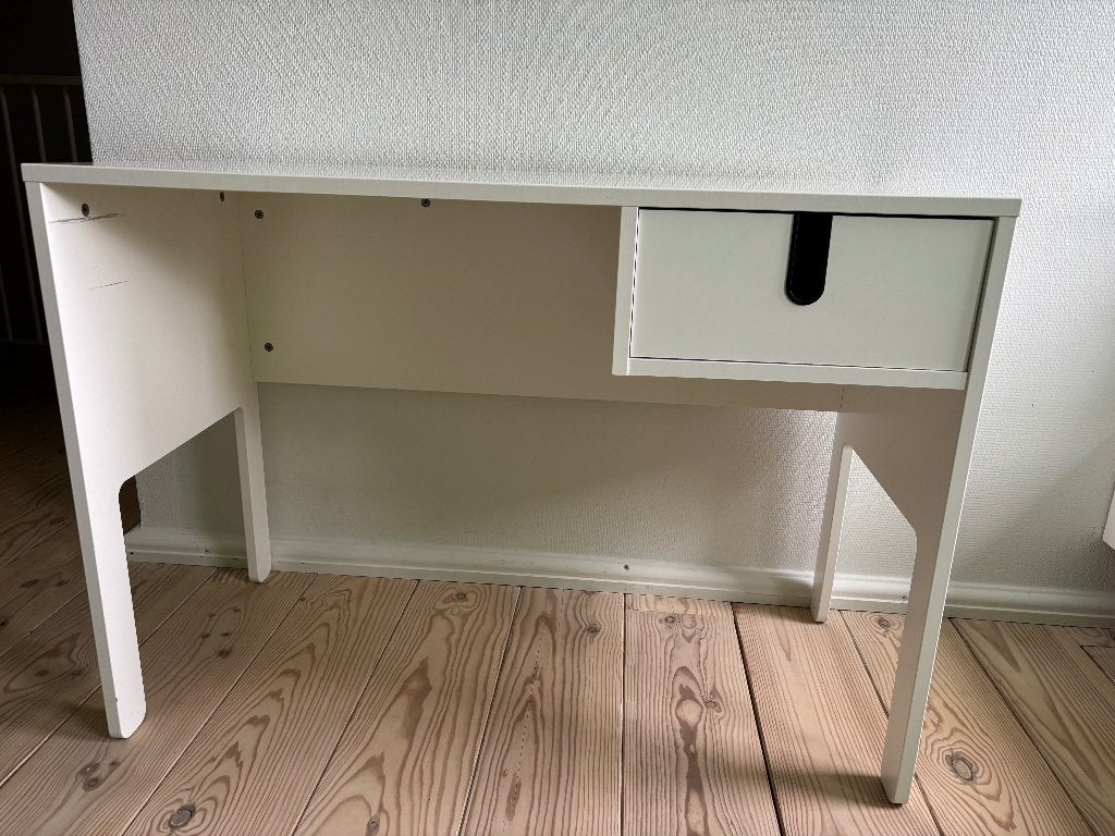 Tenzo Uno Wit Bureau – 105 cm Breed, Ophalen, 105 cm, Scandinavisch, Zo goed als nieuw
