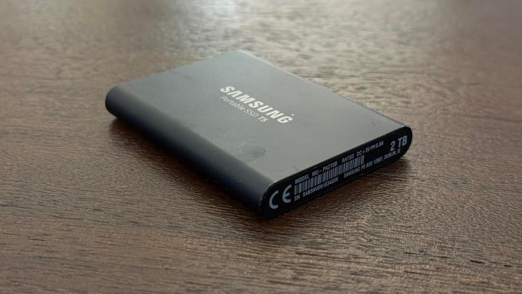 Samsung Portable SSD T5 2TB Externe SSD - Snel & Compact, Computers en Software, Harde schijven, Server, SSD, Ophalen of Verzenden
