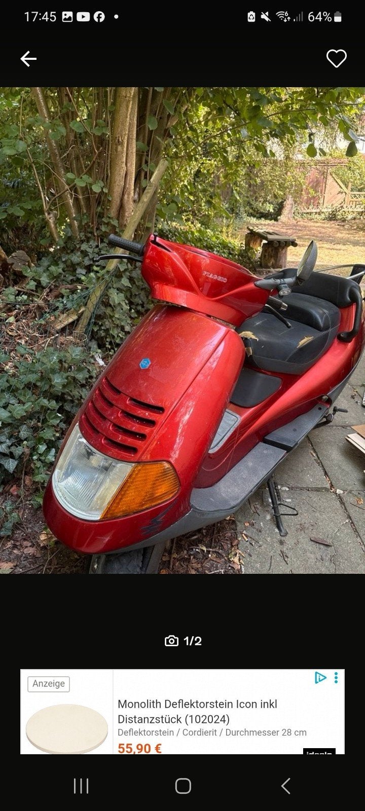 Piaggio Hexagon 150CC 2-takt Watergekoeld Scooter, Ophalen, Tweetakt, Gebruikt, Overige modellen