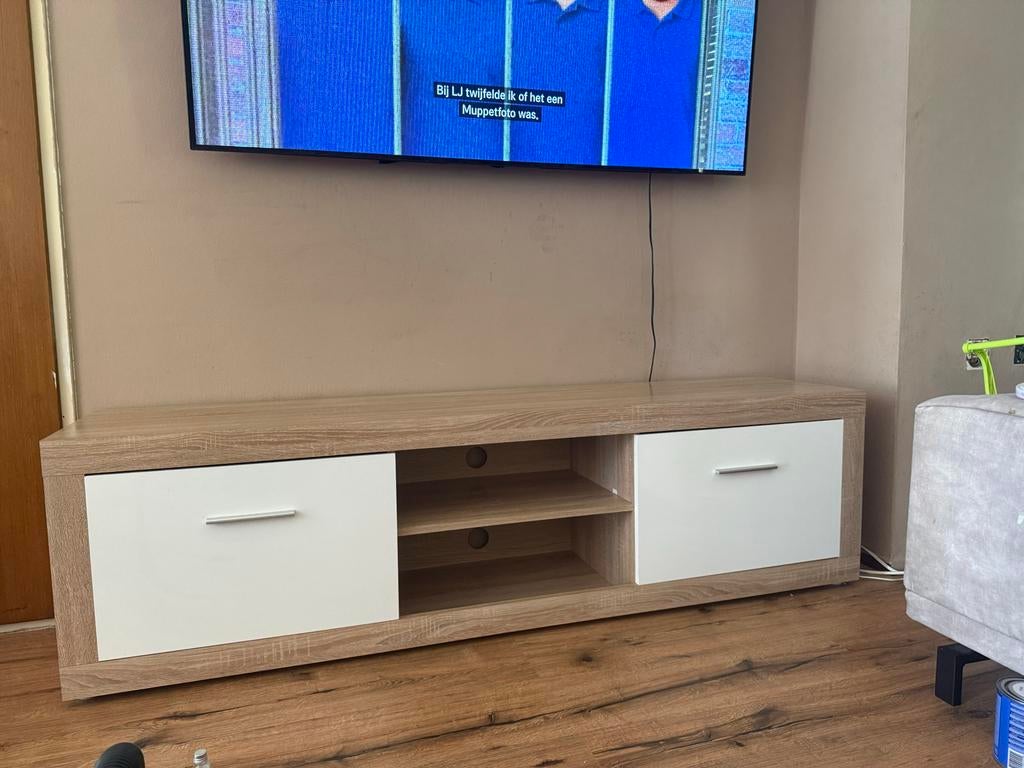 Jysk salon tafel en tv meubel - Zo goed als nieuw, Ophalen, 100 tot 150 cm, Zo goed als nieuw, Minder dan 100 cm