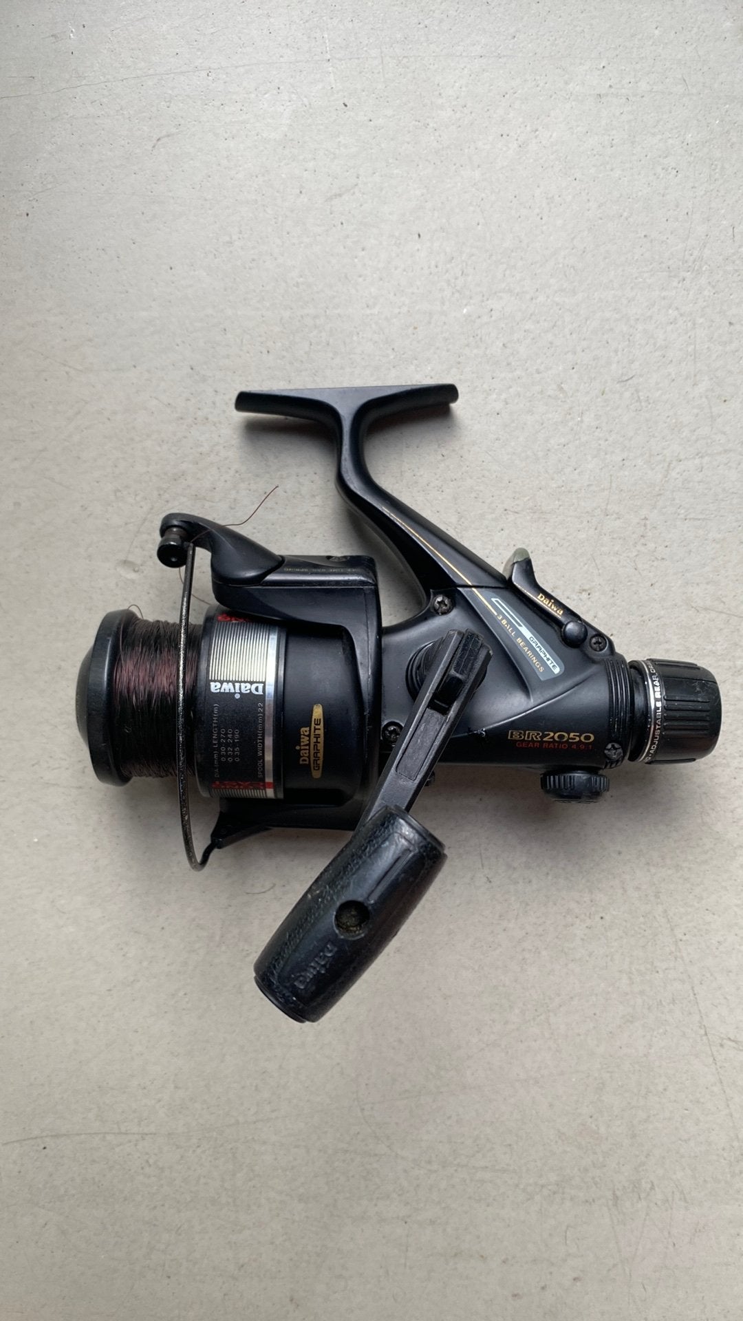 Daiwa BR2050, Watersport en Boten, Hengelsport | Karpervissen, Ophalen of Verzenden, Gebruikt, Molen