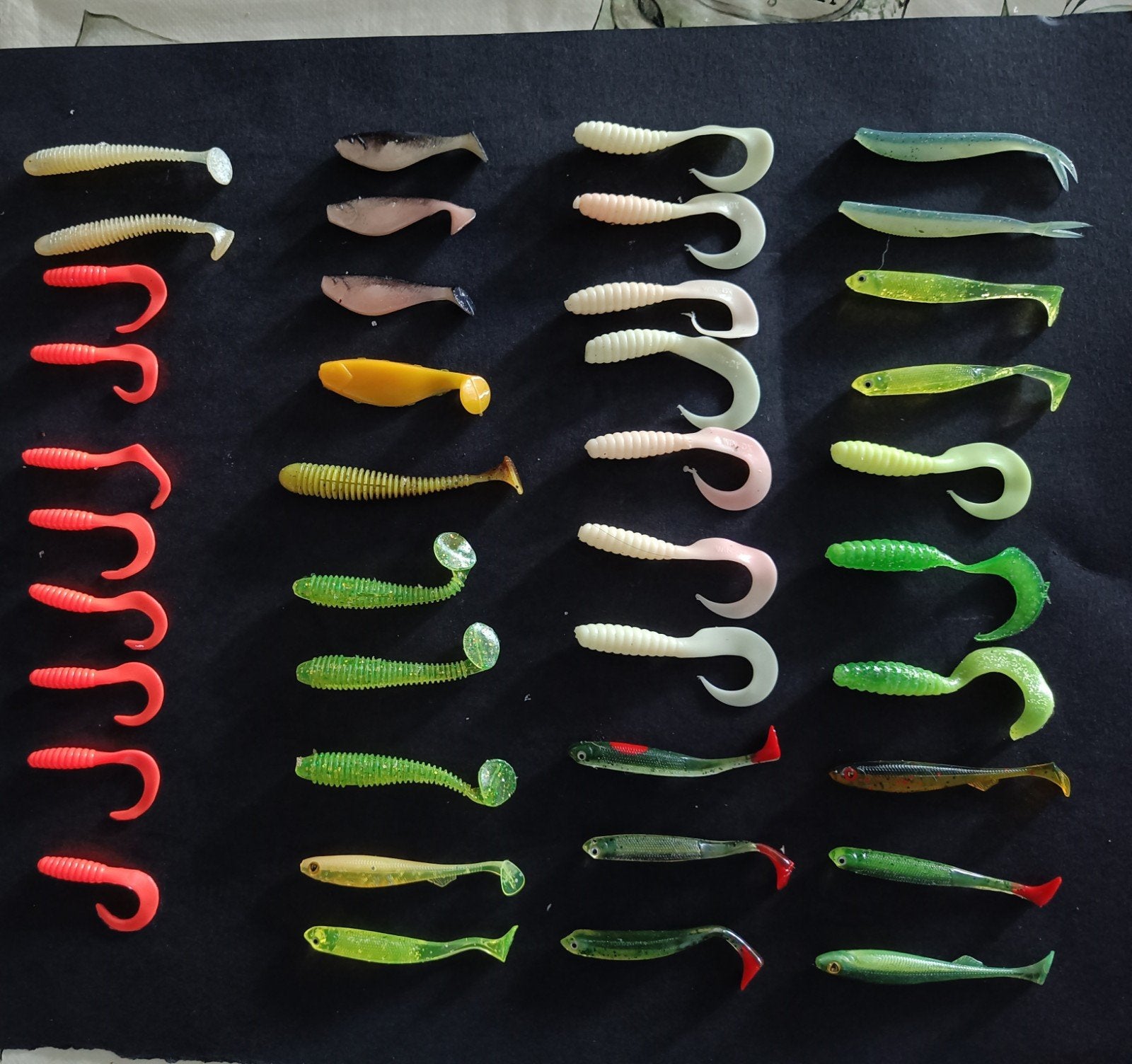 NIEUW kunstaas 40 diverse shads oa Fox , Mann's, Savage Gear, Ophalen of Verzenden, Nieuw, Complete set