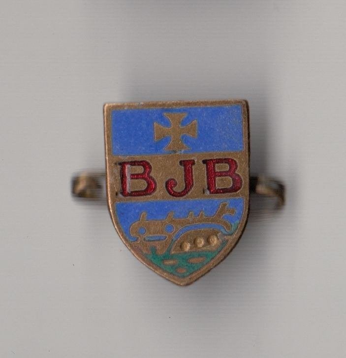 Emaille Boeren Jeugd Bond broche, Gebruikt, Niet vindbaar, Niet vindbaar, Speldje of Pin