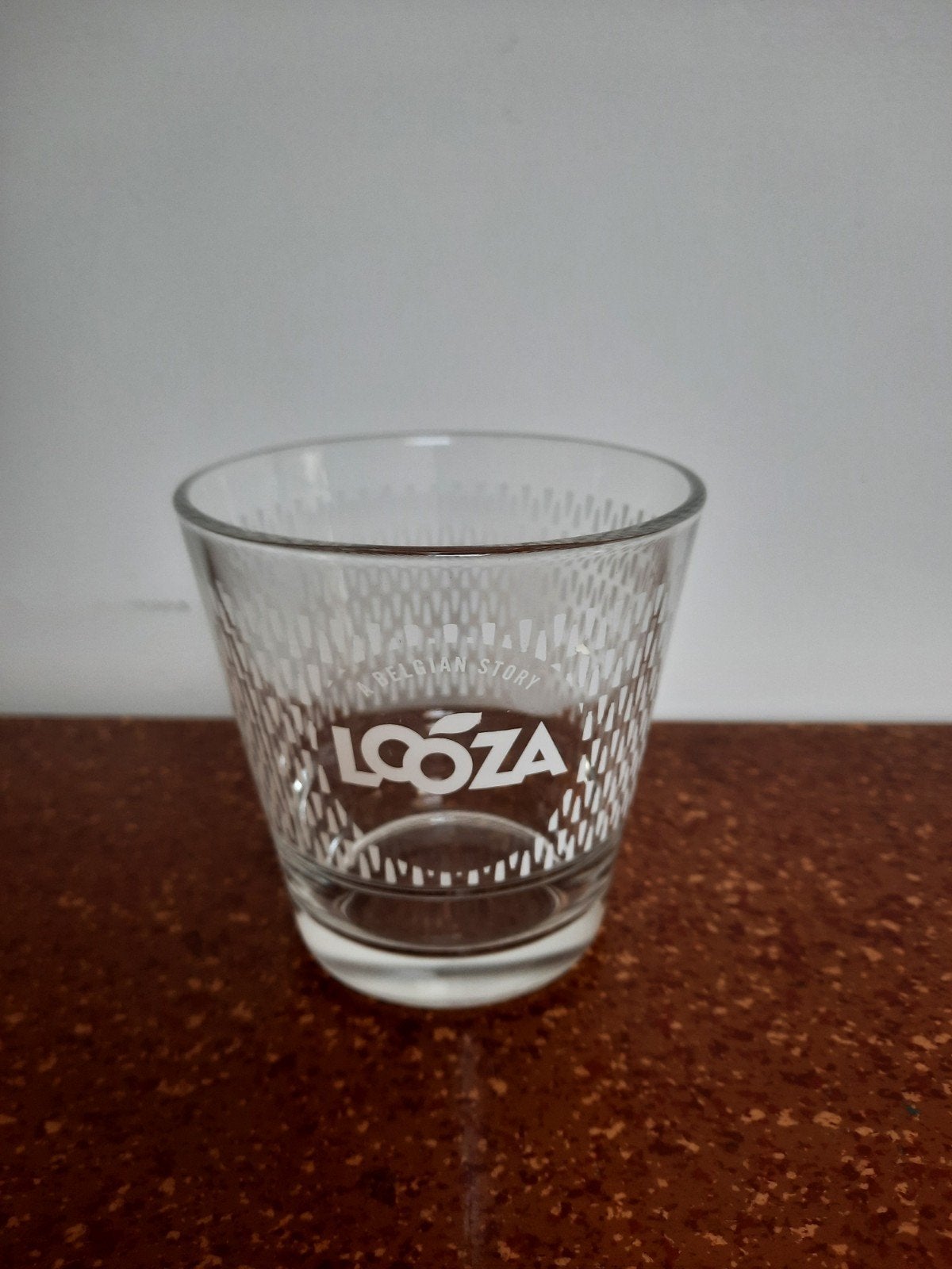 set van 8 Looza glazen, Ophalen of Verzenden, Zo goed als nieuw, Frisdrankglas