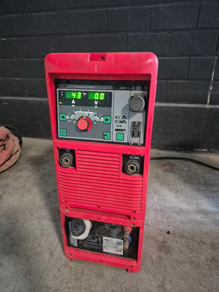 Fronius transtig 4000 tig en electrode laspost, Doe-het-zelf en Verbouw, Ophalen, Zo goed als nieuw, 250 ampère of meer, Tig