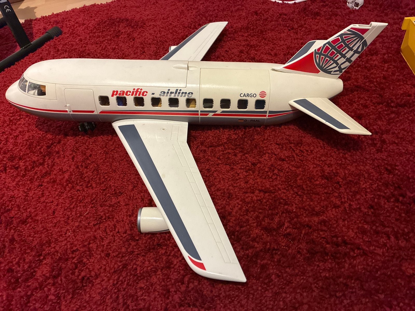 Playmobil Pacific Airline Vliegtuig met Figuren en Accessoir, Ophalen of Verzenden, Gebruikt