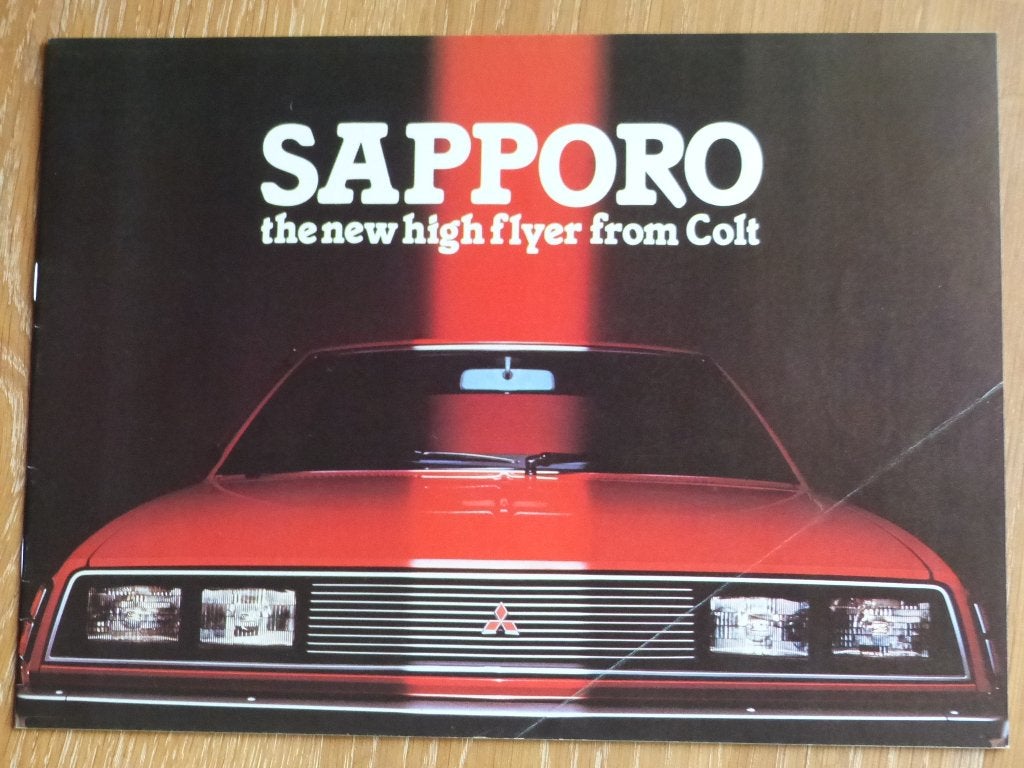 Mitsubishi Colt Sapporo  1978 brochure  Engels, Boeken, Verzenden, Zo goed als nieuw, Mitsubishi