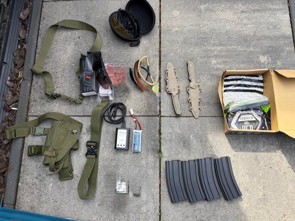 Diverse airsoft kleding / spullen, Ophalen of Verzenden, Landmacht, Nederland, Kleding of Schoenen