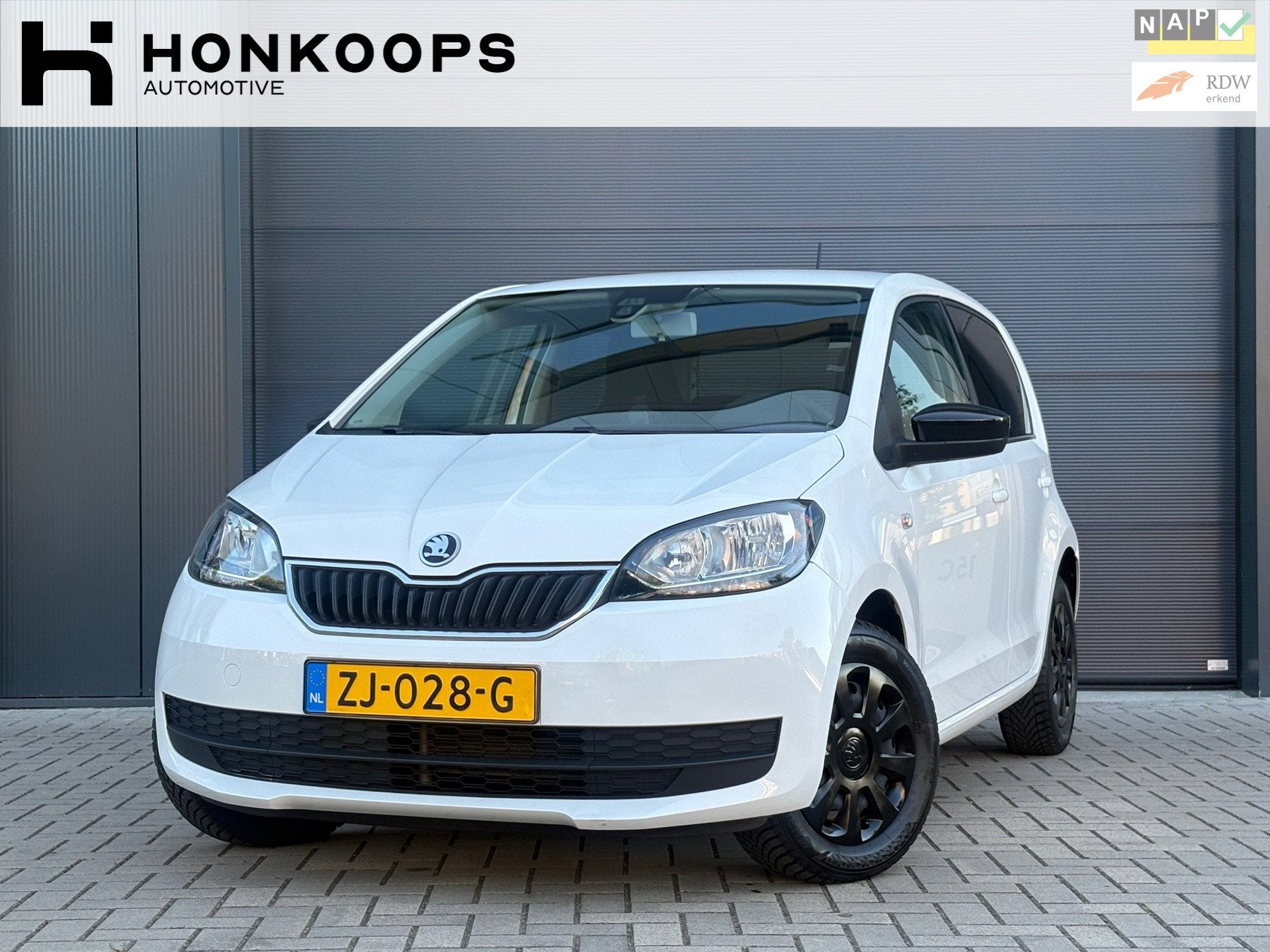 Skoda Citigo 1.0 G-TEC Ambition - Cruise control - Airco - B, Auto's, Voorwielaandrijving, Dealer onderhouden, Euro 6, CNG (Aardgas)