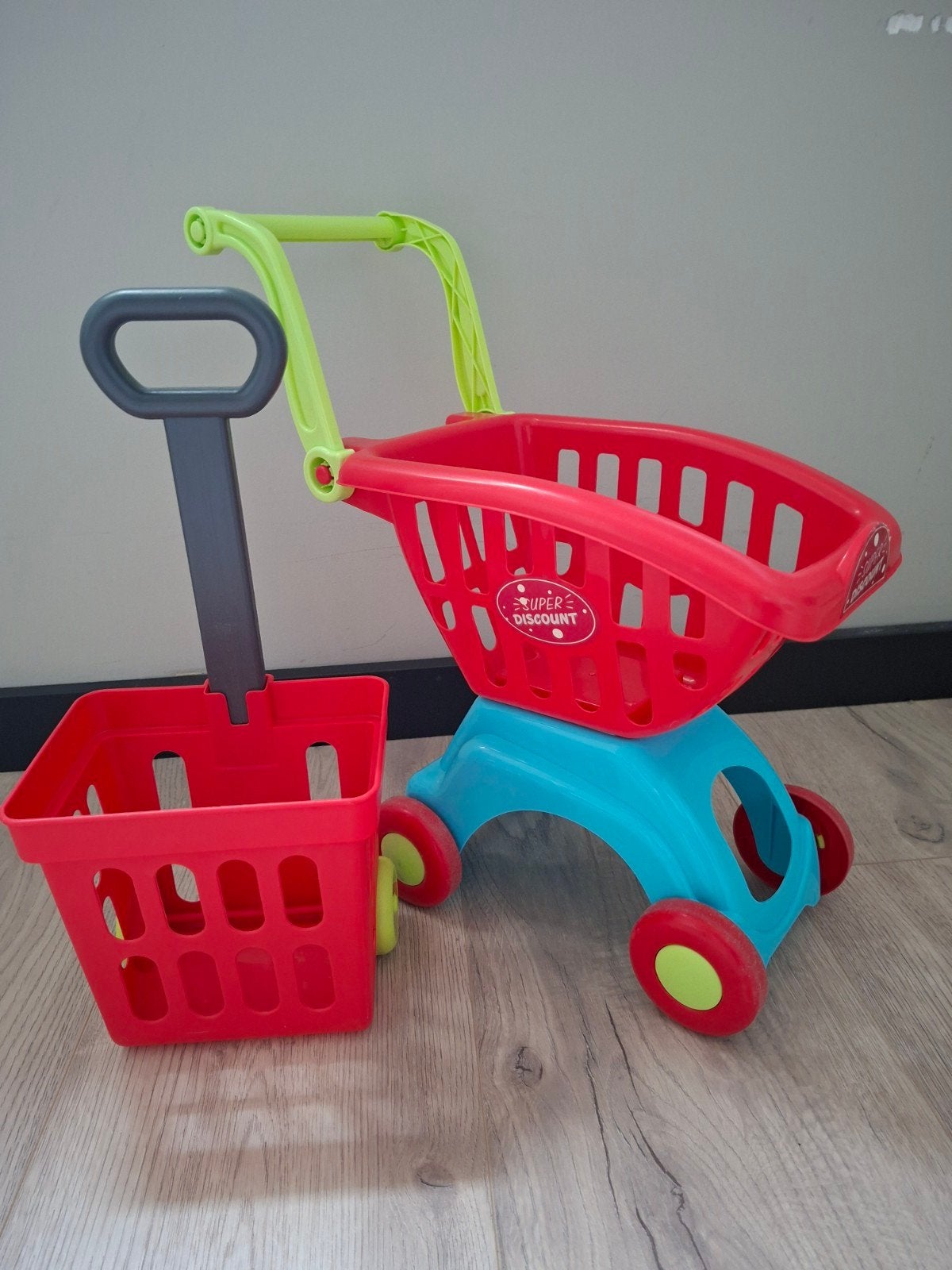 Speelgoed winkelwagentje en mandje, Kinderen en Baby's, Speelgoed | Overig, Ophalen