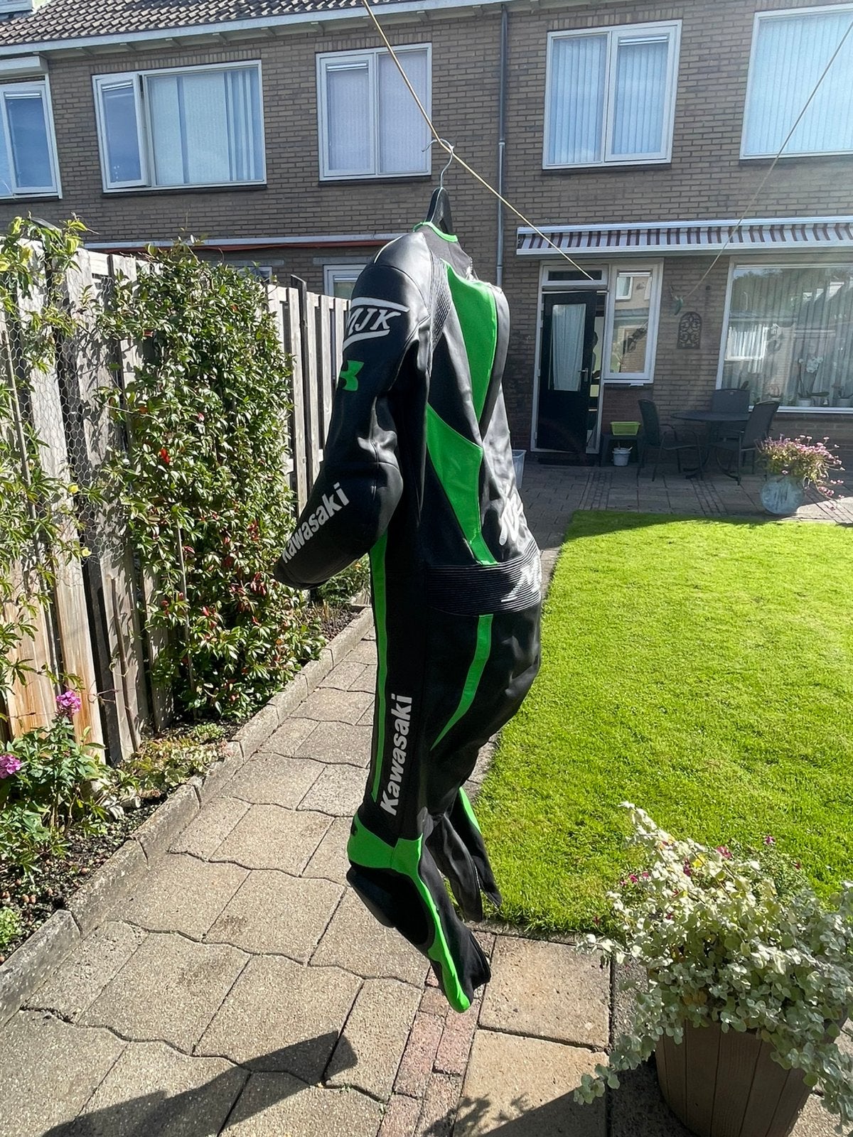 Zgan motorpak kawasaki op maat gemaakt mt L, Ophalen of Verzenden, Tweedehands, Combipak