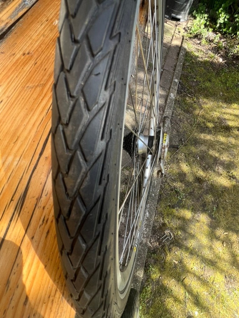 oorwiel 28 inch met trommelrem en Schwalbe Marathon, Fietsen en Brommers, Fietsonderdelen, Ophalen, Zo goed als nieuw, Koga