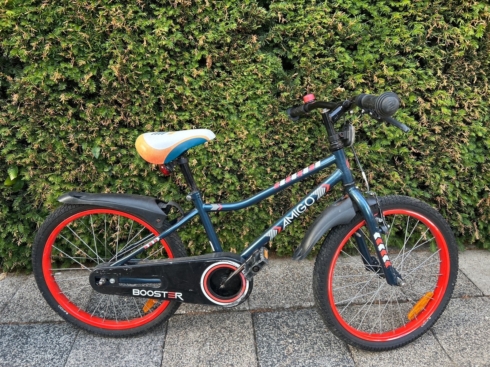 Amigo kinderfiets met terugtraprem - Gebruikt, Fietsen en Brommers, Ophalen, Gebruikt, Terugtraprem, 16 tot 20 inch