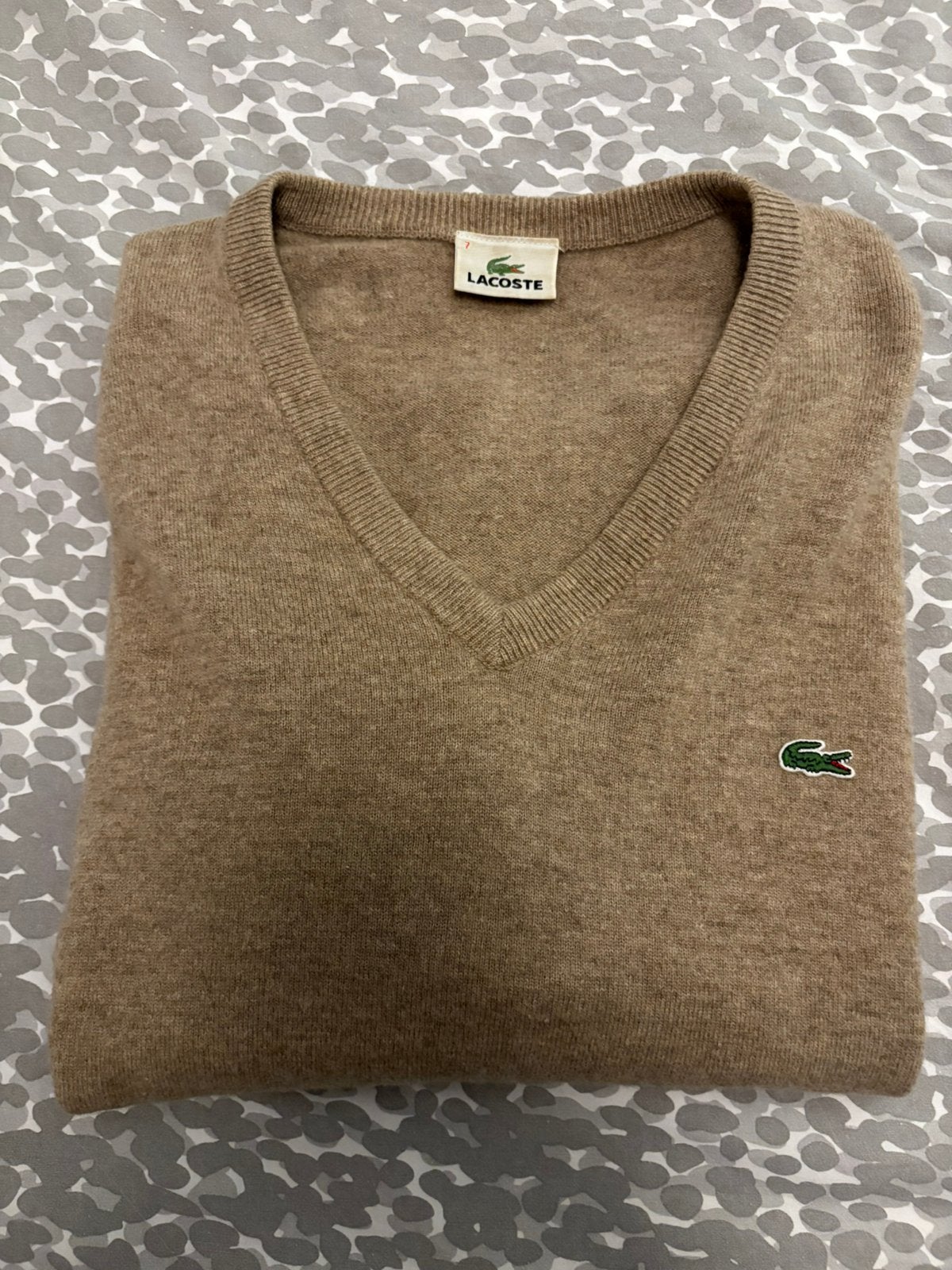 Lacoste, Ophalen, Gedragen, Maat 56/58 (XL), Beige