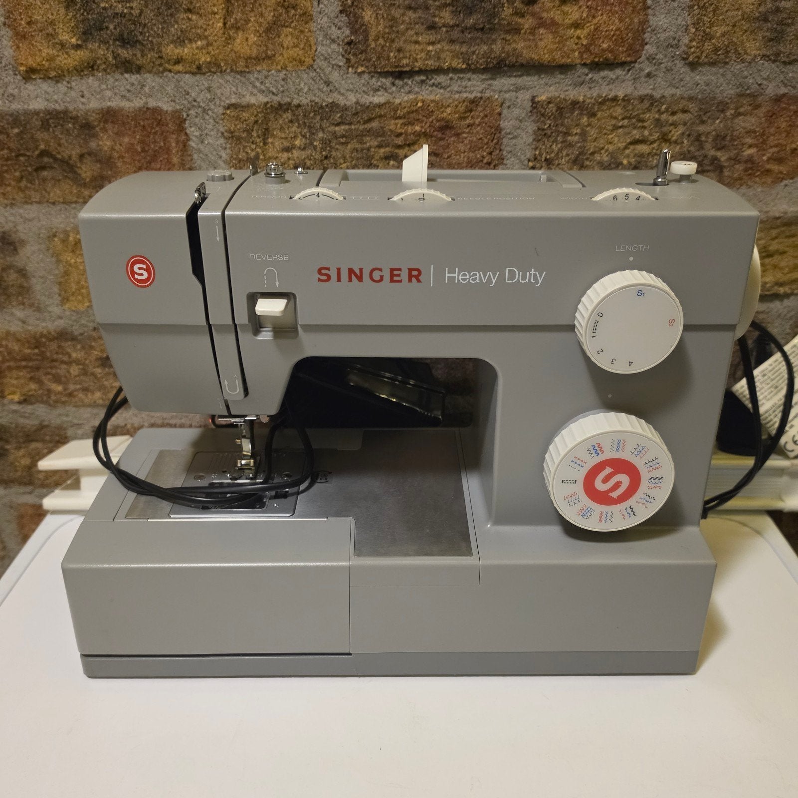 Singer Heavy Duty naaimachine, Ophalen of Verzenden, Zo goed als nieuw, Naaimachine, Singer