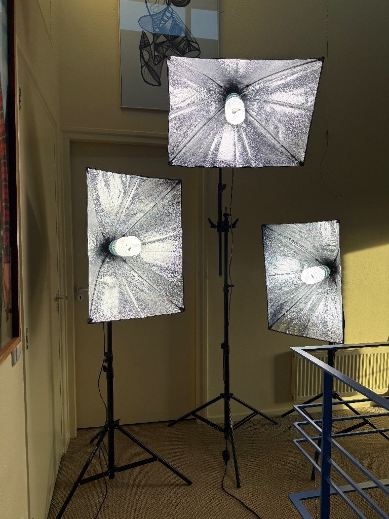 Bresser Studio continuous light set, Ophalen, Lamp of Flitsset, Bresser, Zo goed als nieuw