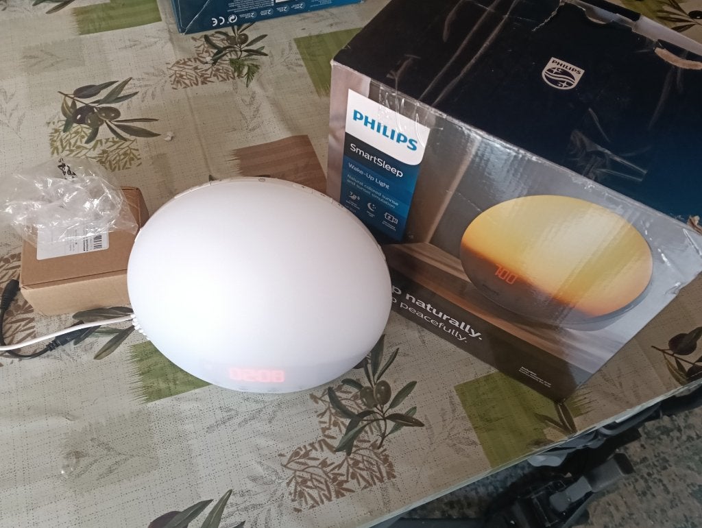 Philips HF3531/01 - Wake-Up-Light, Ophalen of Verzenden, Zo goed als nieuw, Digitaal