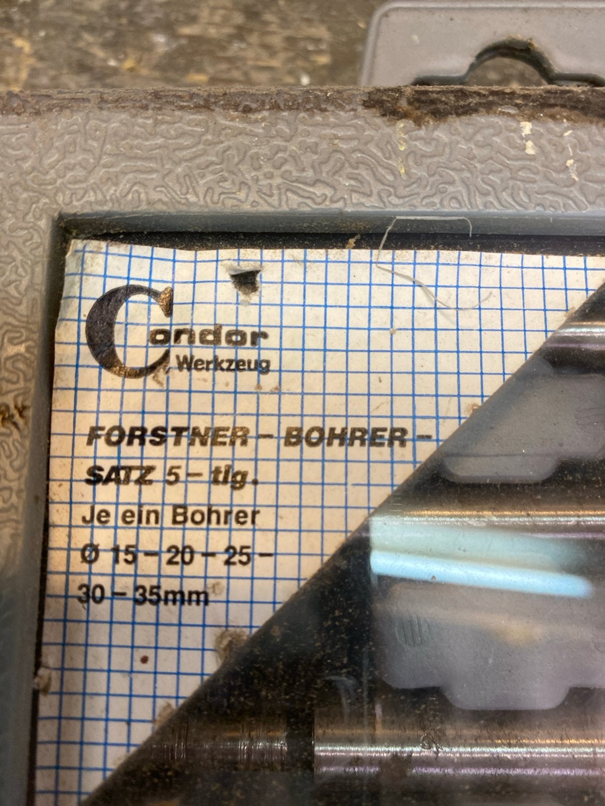Condor Forstner Boren Set - 5-delig (15-35mm), Ophalen, Gebruikt, Overige typen
