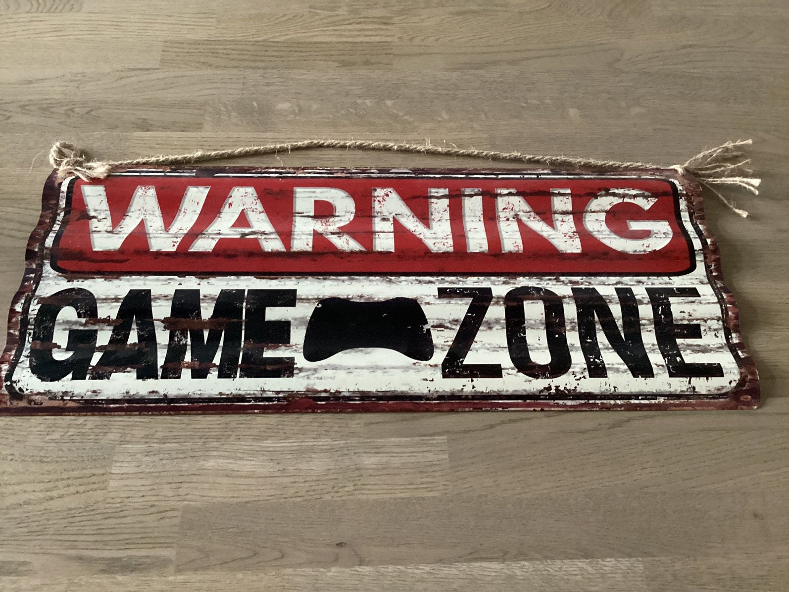 Ijzeren hangbord man cave  reclame bord, Ophalen of Verzenden, Zo goed als nieuw, Reclamebord