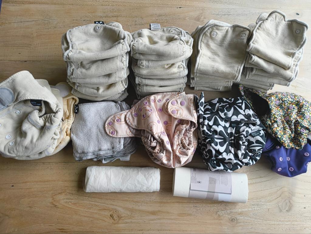 Wasbare luiers Billie Wonder Full kit maat 2, Ophalen of Verzenden, Gebruikt, One size