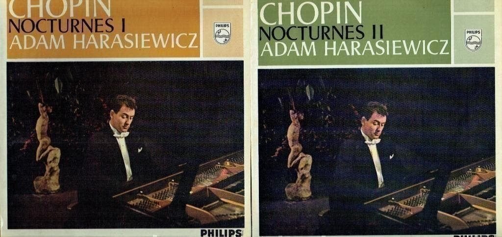 Frederic Chopin -Adam Harasiewicz  Nocturnes I & II, Kamermuziek, Ophalen of Verzenden, Zo goed als nieuw, 12 inch