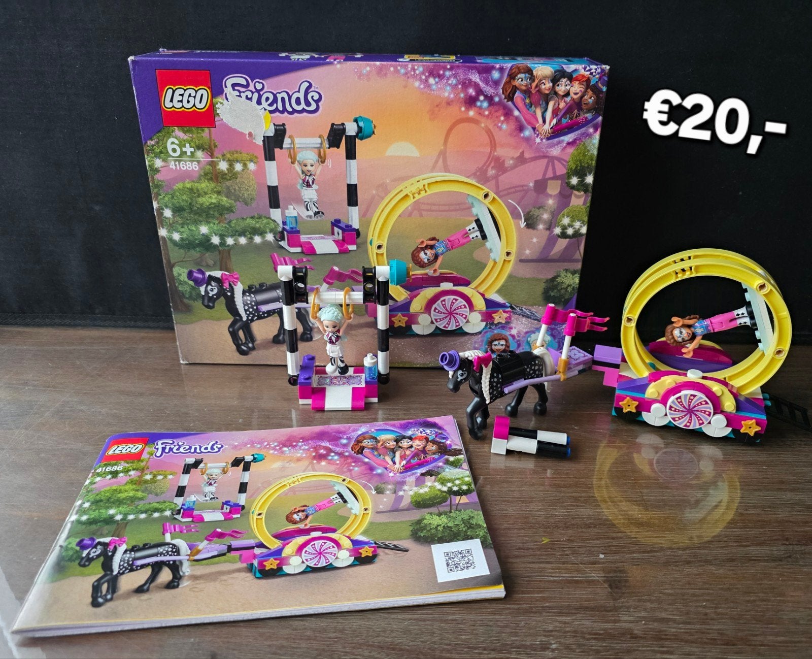 Lego Friends 41686 Magische Caravan Circus, Lego, Nieuw, Friends, Ophalen of Verzenden