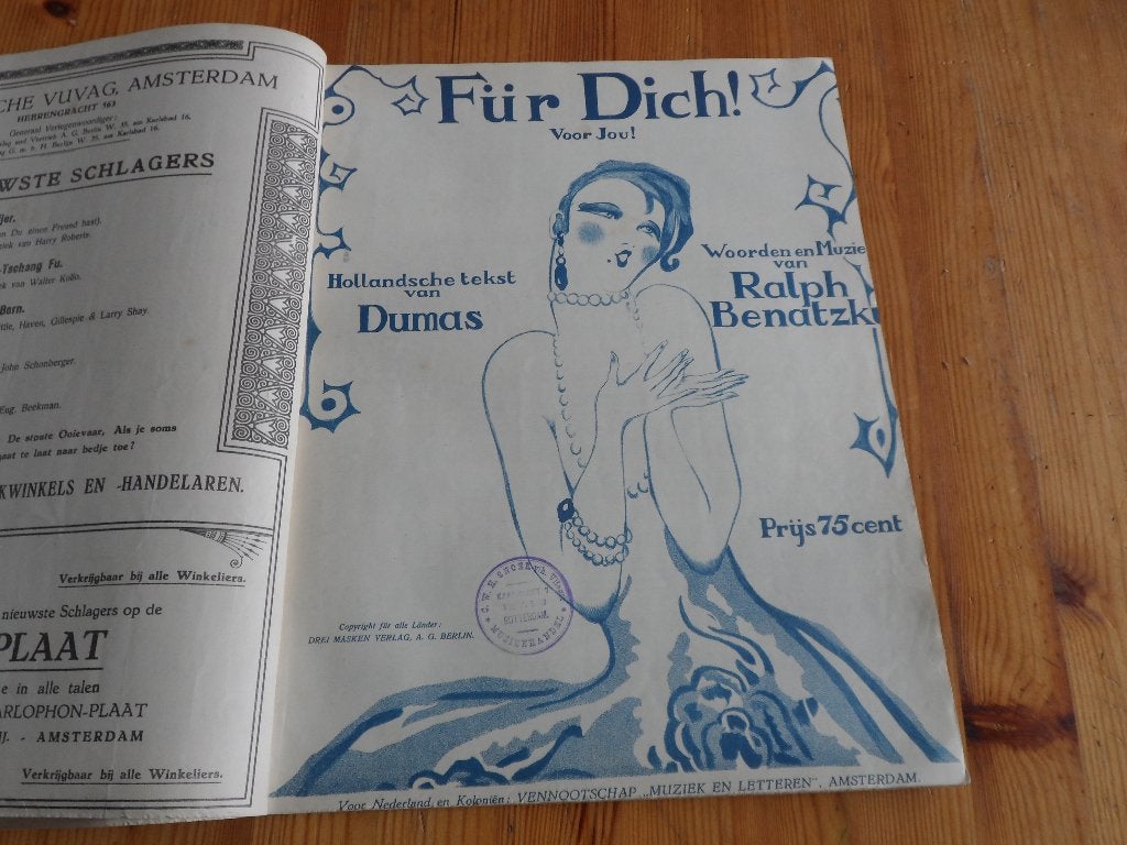 Fur dich - voor jou - benatzky / dumas, Zang, Gebruikt, Ophalen of Verzenden, Artiest of Componist