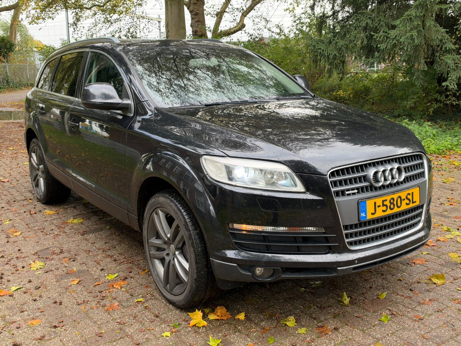 Audi Q7 4.2 V8 5+2 Quattro Tiptronic Zwart automaat revisie!, Auto's, Automaat, Xenon verlichting, 7 stoelen, Zwart