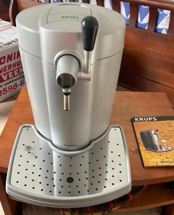 Krups beertender, Witgoed en Apparatuur, Thuistaps, Ophalen, Zo goed als nieuw, Krups